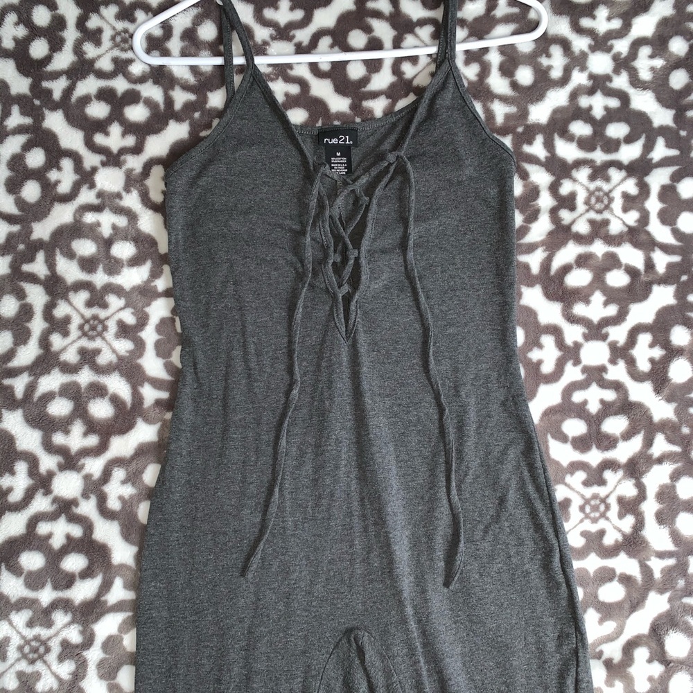 Gray Jumpsuit